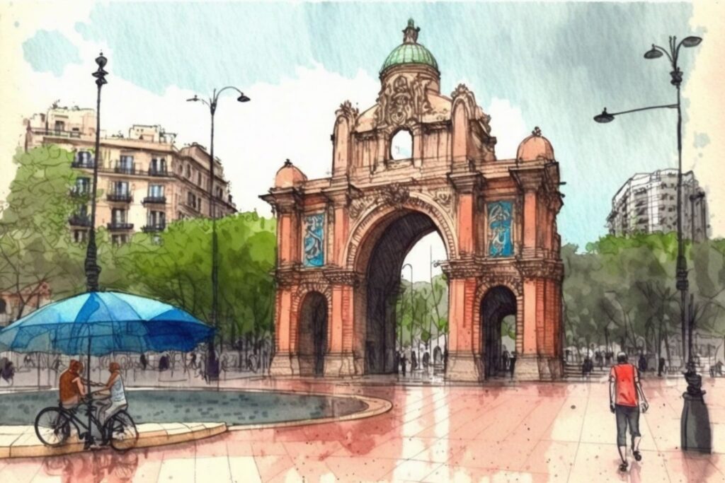 Barcelona in Springtime