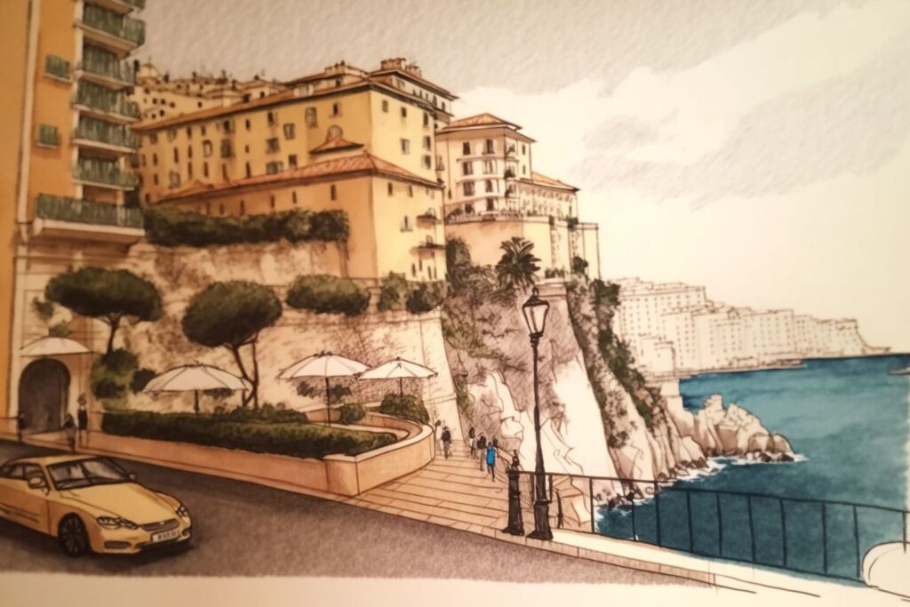 rough sketch of Monaco