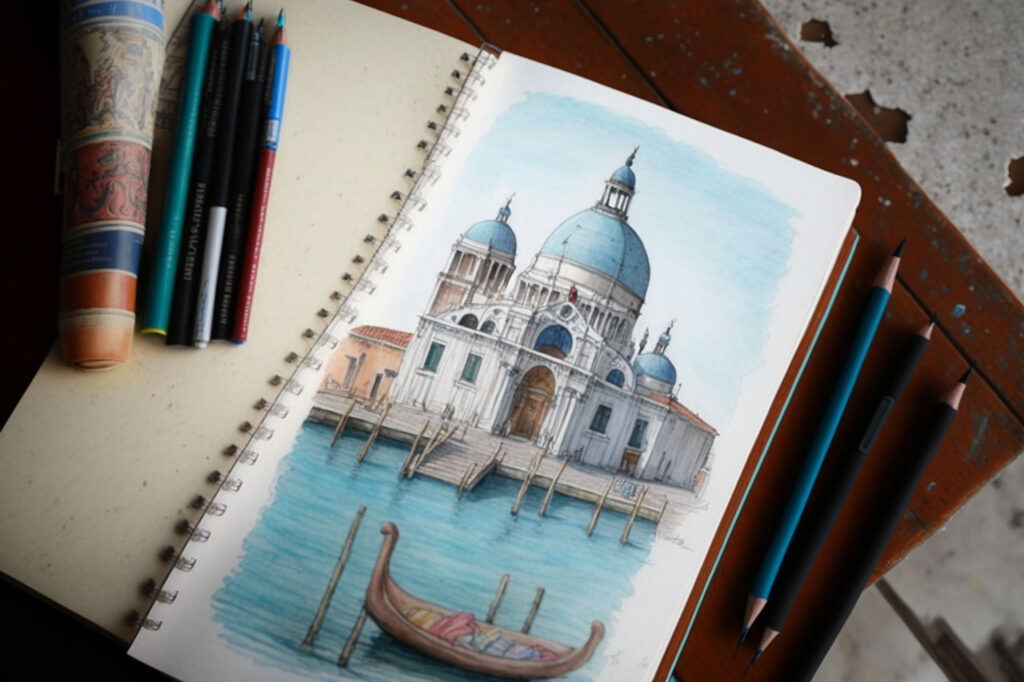Sketchbook of Venice, Italy