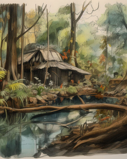 Orlando, Florida - Shack - Sketch