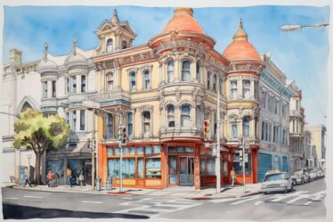 San Francisco in August - Sketch