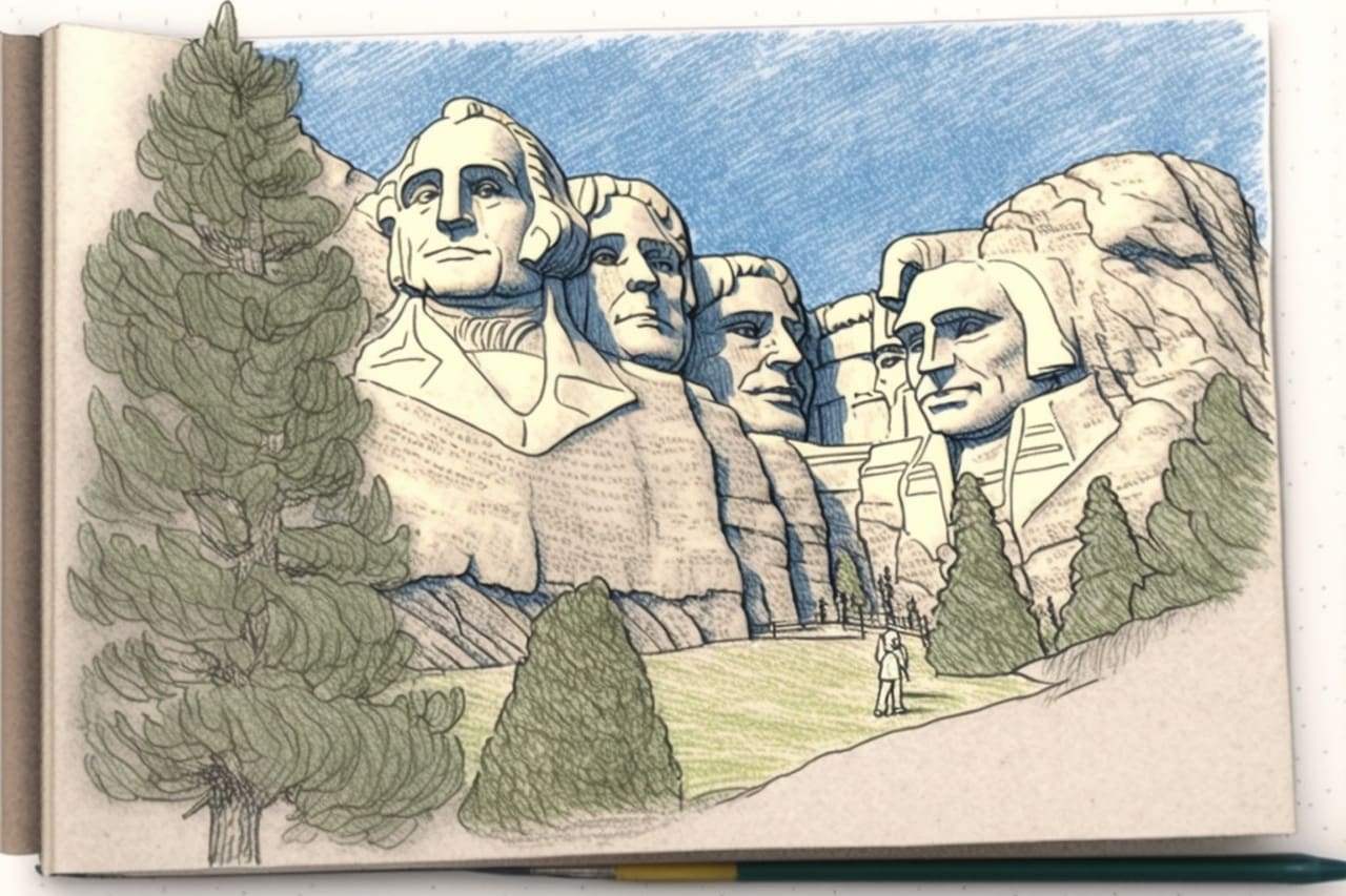 Mount Rushmore in October