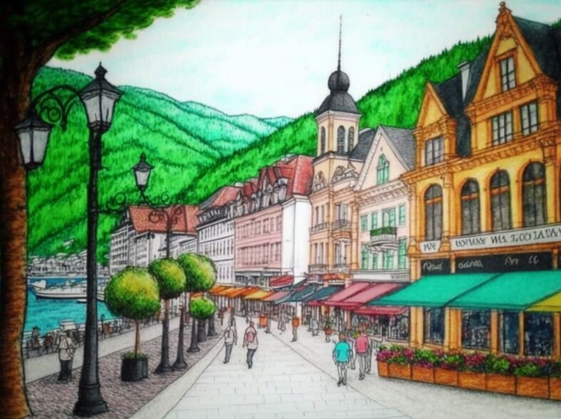 Bergen in June