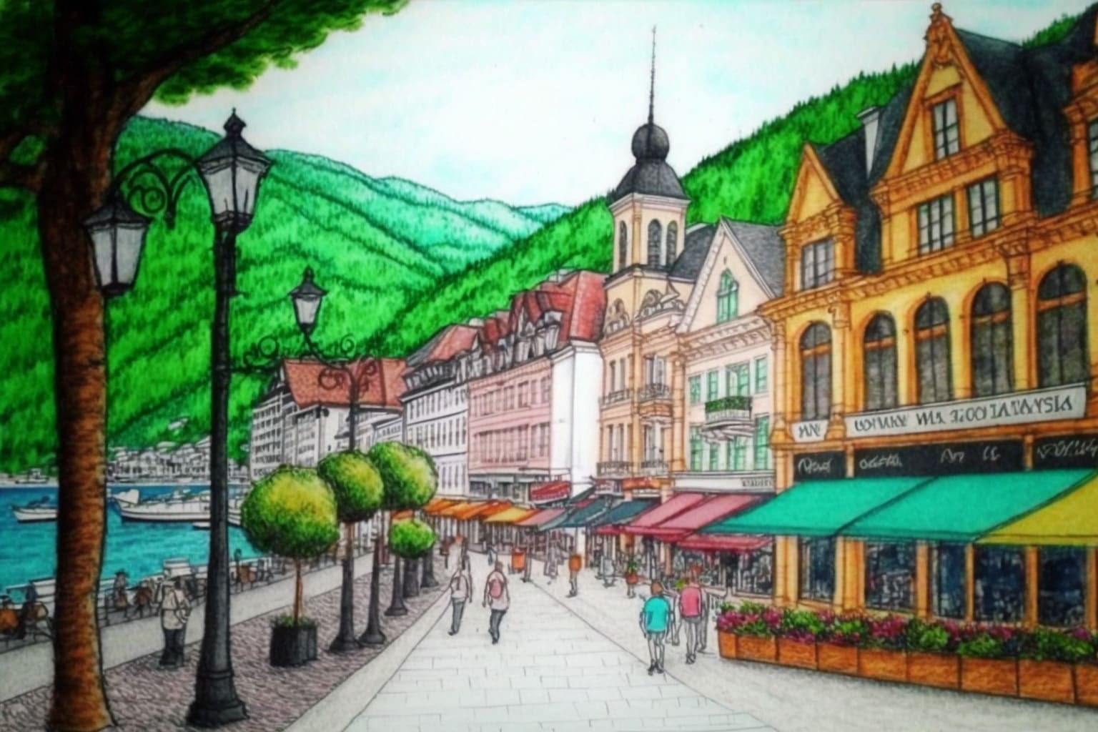 Bergen in June